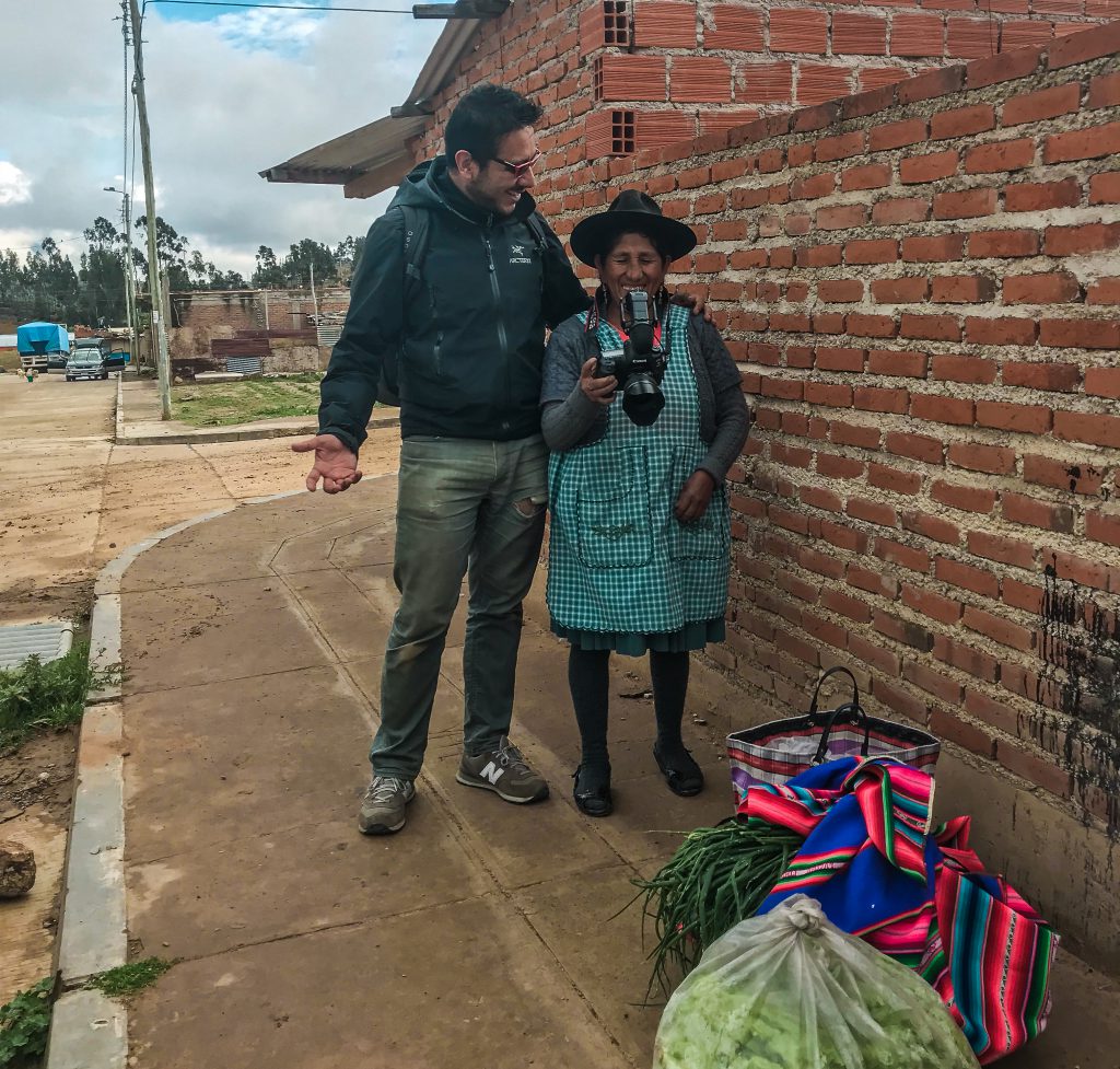 Nomad Cook in Huertos Urbanos in Lajastambo, Sucre, Bolivia